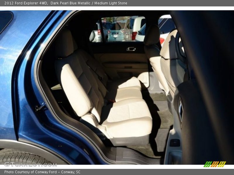 Dark Pearl Blue Metallic / Medium Light Stone 2012 Ford Explorer 4WD