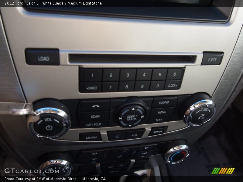 White Suede / Medium Light Stone 2012 Ford Fusion S