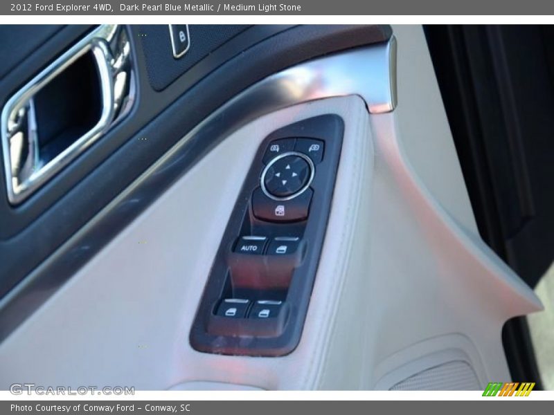 Dark Pearl Blue Metallic / Medium Light Stone 2012 Ford Explorer 4WD
