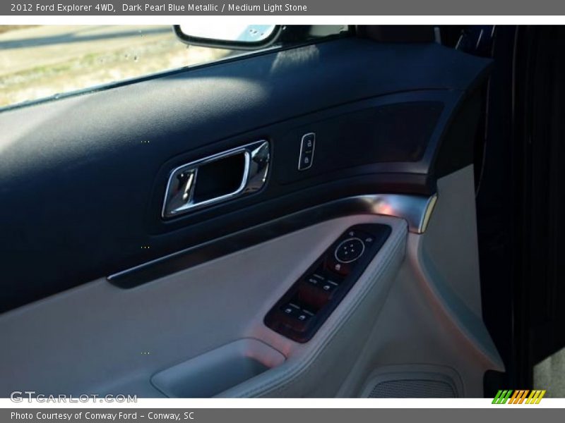 Dark Pearl Blue Metallic / Medium Light Stone 2012 Ford Explorer 4WD