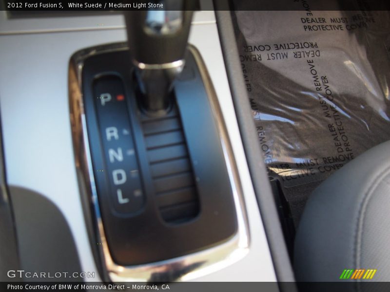 White Suede / Medium Light Stone 2012 Ford Fusion S