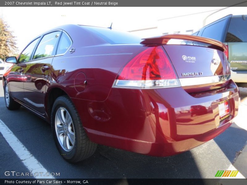 Red Jewel Tint Coat / Neutral Beige 2007 Chevrolet Impala LT