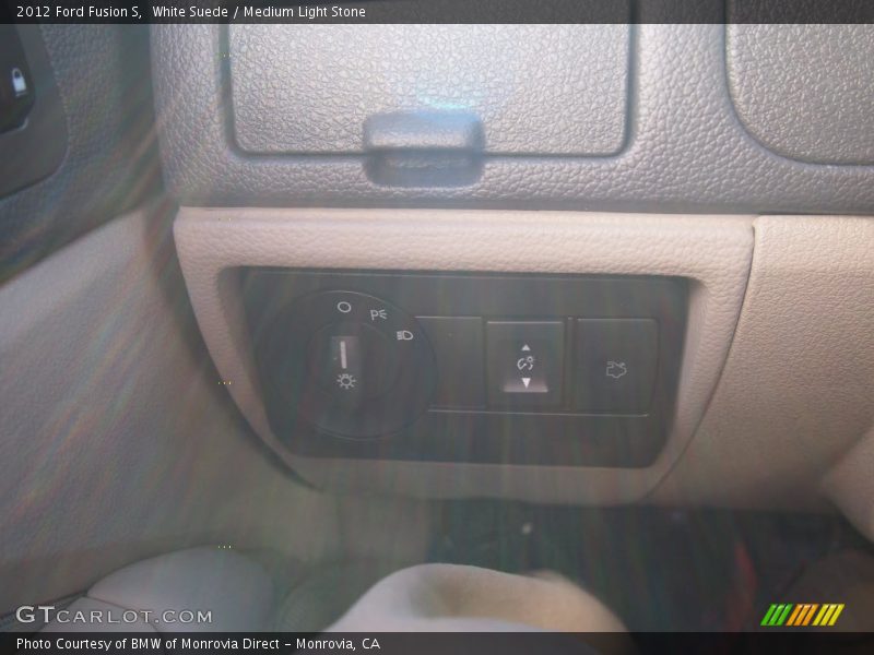 White Suede / Medium Light Stone 2012 Ford Fusion S