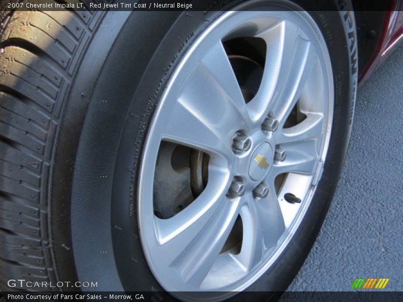 Red Jewel Tint Coat / Neutral Beige 2007 Chevrolet Impala LT