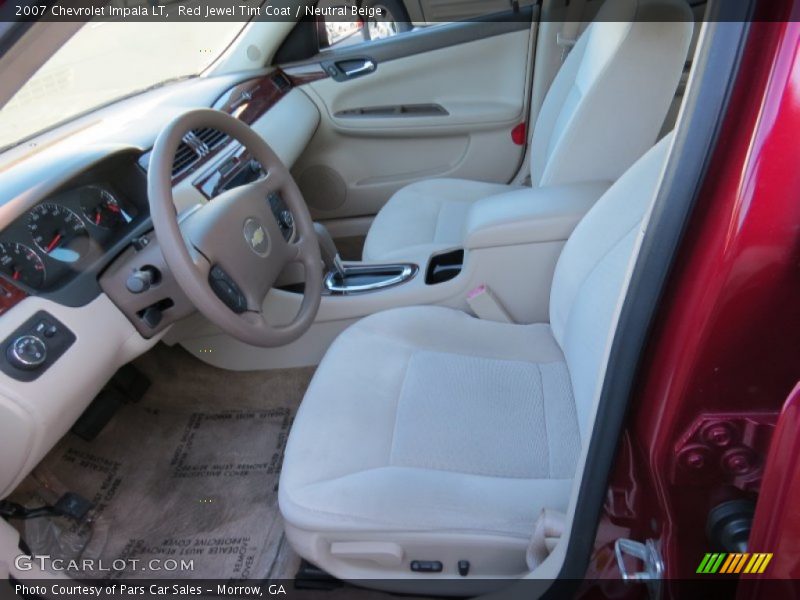 Red Jewel Tint Coat / Neutral Beige 2007 Chevrolet Impala LT