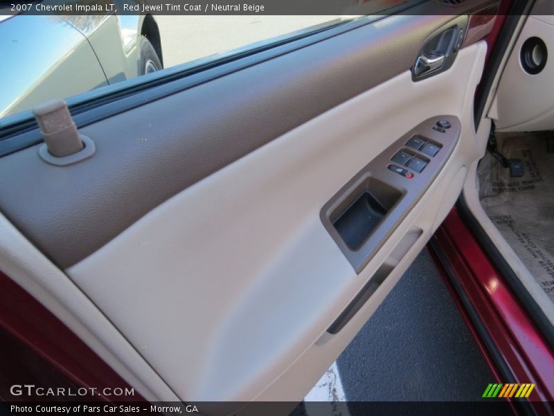 Red Jewel Tint Coat / Neutral Beige 2007 Chevrolet Impala LT