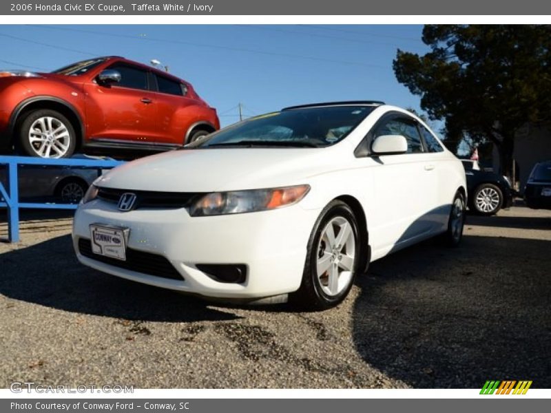 Taffeta White / Ivory 2006 Honda Civic EX Coupe