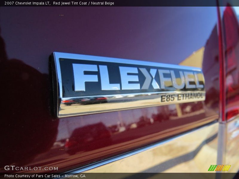 Red Jewel Tint Coat / Neutral Beige 2007 Chevrolet Impala LT