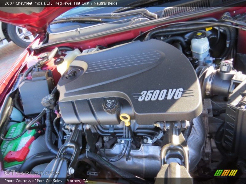 Red Jewel Tint Coat / Neutral Beige 2007 Chevrolet Impala LT