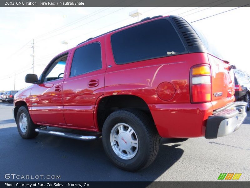 Fire Red / Neutral/Shale 2002 GMC Yukon