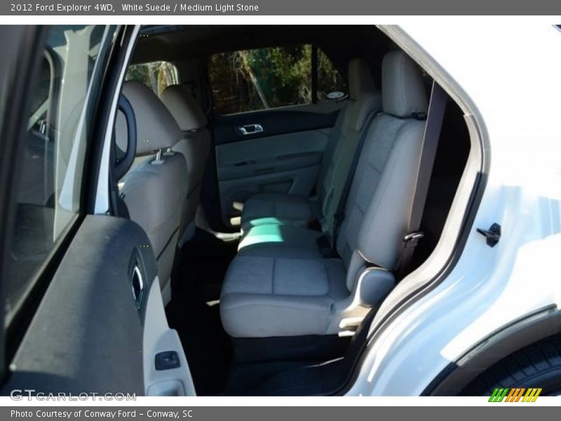 White Suede / Medium Light Stone 2012 Ford Explorer 4WD