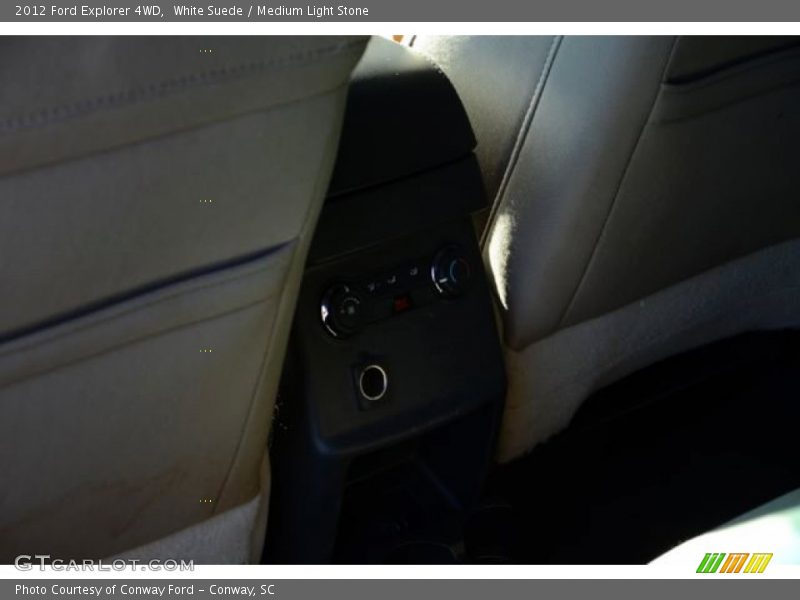 White Suede / Medium Light Stone 2012 Ford Explorer 4WD