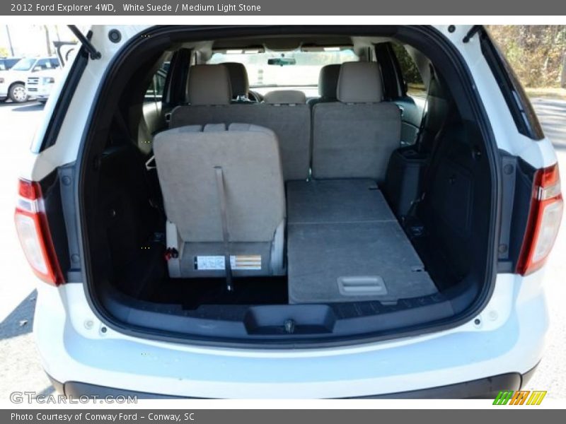 White Suede / Medium Light Stone 2012 Ford Explorer 4WD
