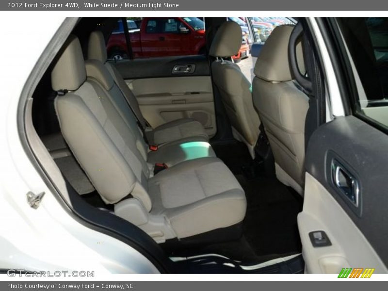 White Suede / Medium Light Stone 2012 Ford Explorer 4WD