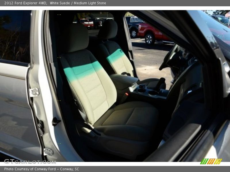 White Suede / Medium Light Stone 2012 Ford Explorer 4WD