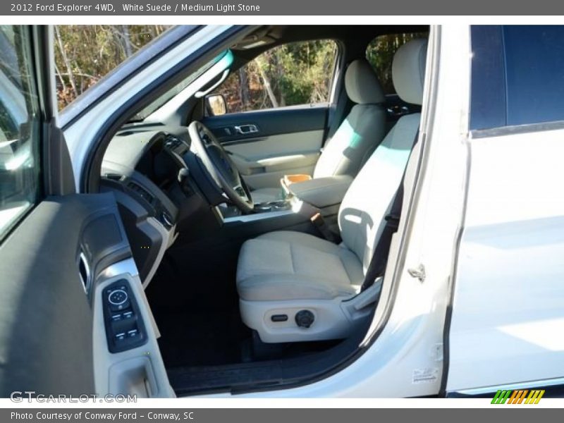 White Suede / Medium Light Stone 2012 Ford Explorer 4WD