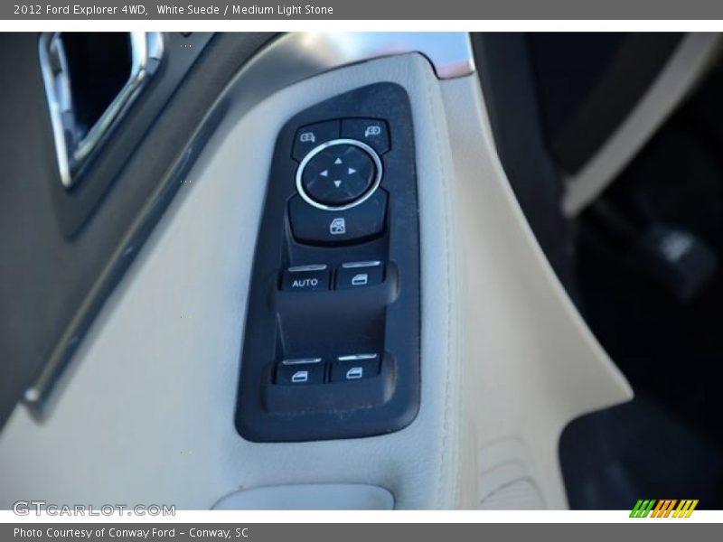 White Suede / Medium Light Stone 2012 Ford Explorer 4WD