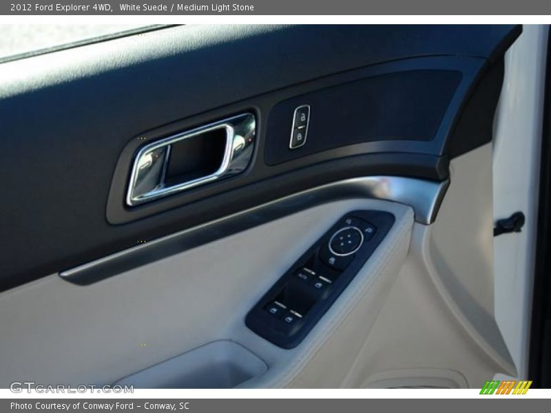 White Suede / Medium Light Stone 2012 Ford Explorer 4WD
