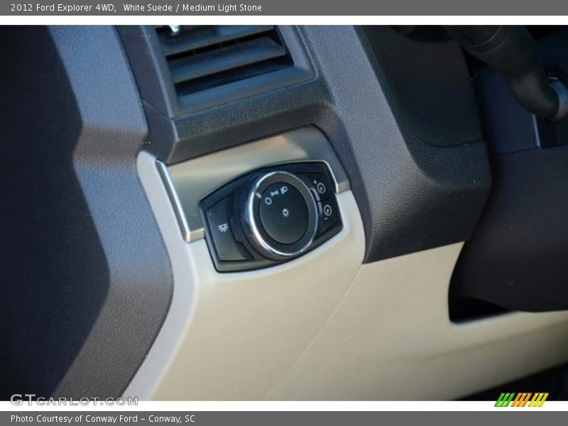 White Suede / Medium Light Stone 2012 Ford Explorer 4WD