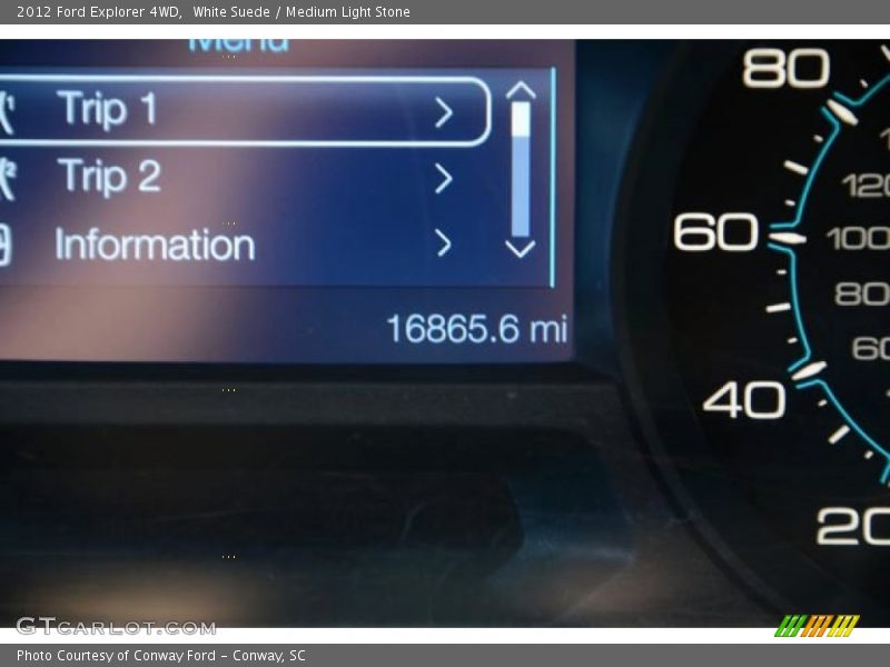 White Suede / Medium Light Stone 2012 Ford Explorer 4WD