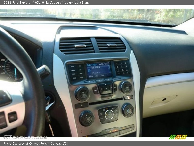 White Suede / Medium Light Stone 2012 Ford Explorer 4WD