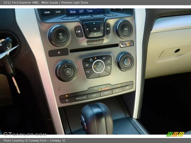 White Suede / Medium Light Stone 2012 Ford Explorer 4WD