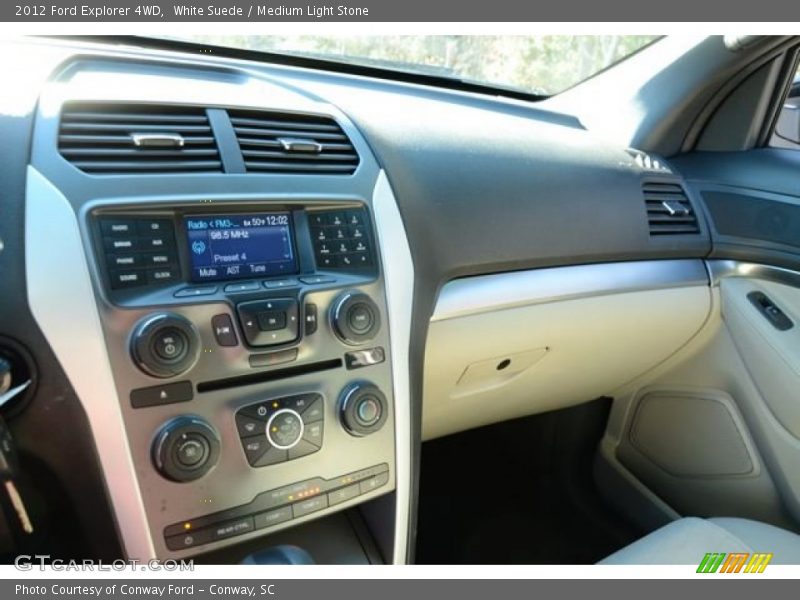 White Suede / Medium Light Stone 2012 Ford Explorer 4WD