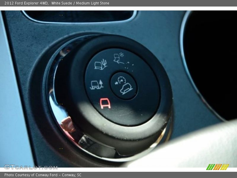 White Suede / Medium Light Stone 2012 Ford Explorer 4WD