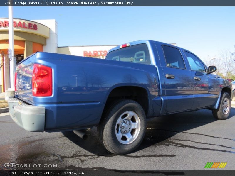 Atlantic Blue Pearl / Medium Slate Gray 2005 Dodge Dakota ST Quad Cab