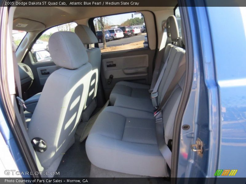 Atlantic Blue Pearl / Medium Slate Gray 2005 Dodge Dakota ST Quad Cab