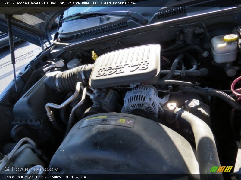 Atlantic Blue Pearl / Medium Slate Gray 2005 Dodge Dakota ST Quad Cab