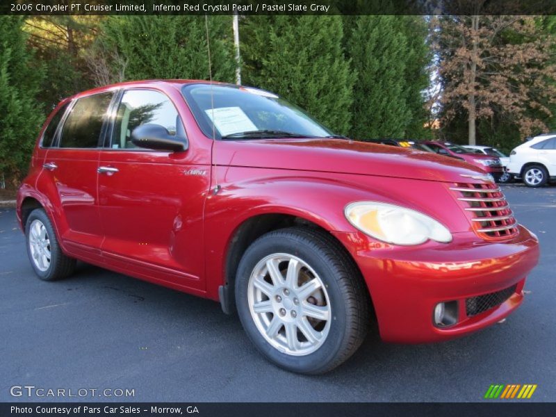 Inferno Red Crystal Pearl / Pastel Slate Gray 2006 Chrysler PT Cruiser Limited