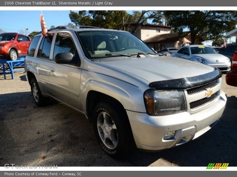 Silverstone Metallic / Light Gray 2006 Chevrolet TrailBlazer LS