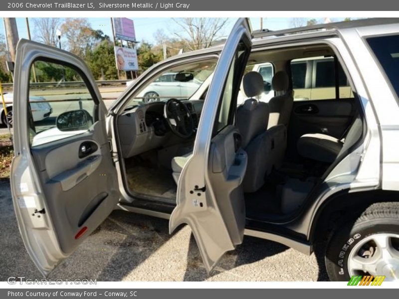 Silverstone Metallic / Light Gray 2006 Chevrolet TrailBlazer LS