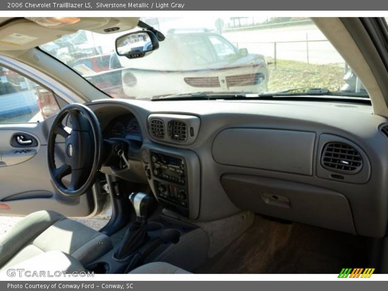 Silverstone Metallic / Light Gray 2006 Chevrolet TrailBlazer LS