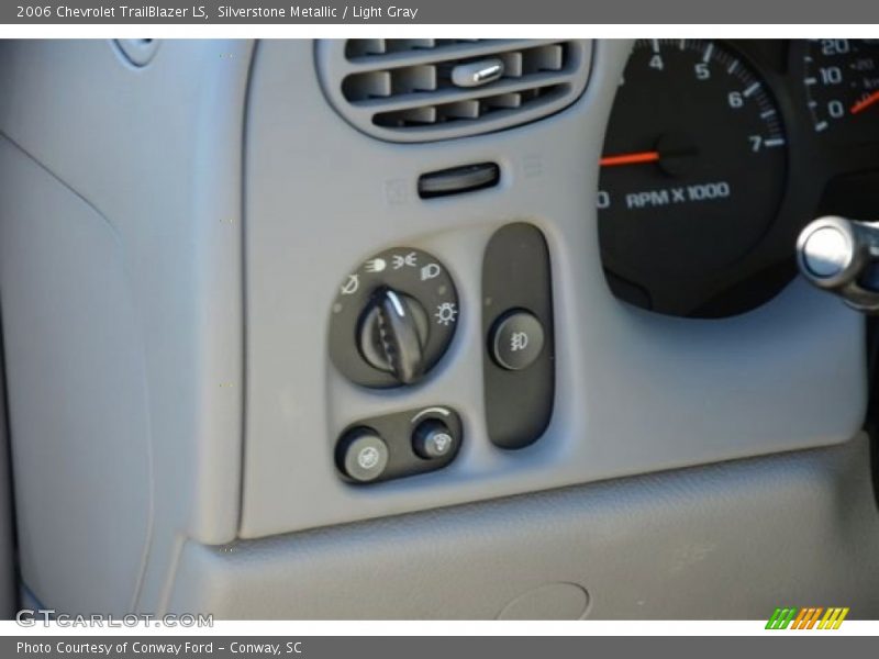 Silverstone Metallic / Light Gray 2006 Chevrolet TrailBlazer LS