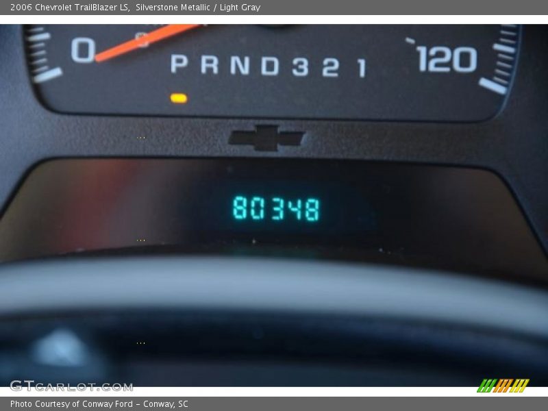 Silverstone Metallic / Light Gray 2006 Chevrolet TrailBlazer LS