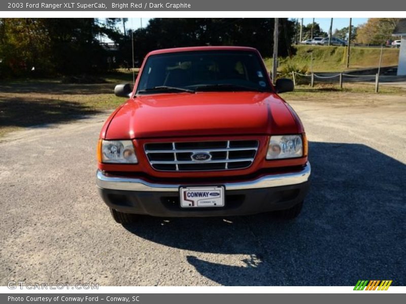 Bright Red / Dark Graphite 2003 Ford Ranger XLT SuperCab