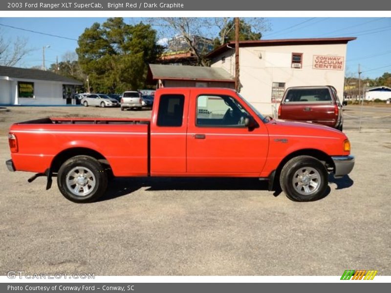 Bright Red / Dark Graphite 2003 Ford Ranger XLT SuperCab