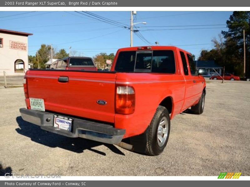 Bright Red / Dark Graphite 2003 Ford Ranger XLT SuperCab