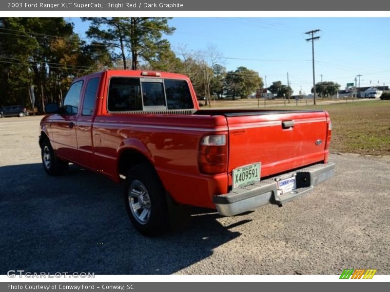 Bright Red / Dark Graphite 2003 Ford Ranger XLT SuperCab