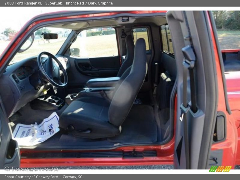 Bright Red / Dark Graphite 2003 Ford Ranger XLT SuperCab
