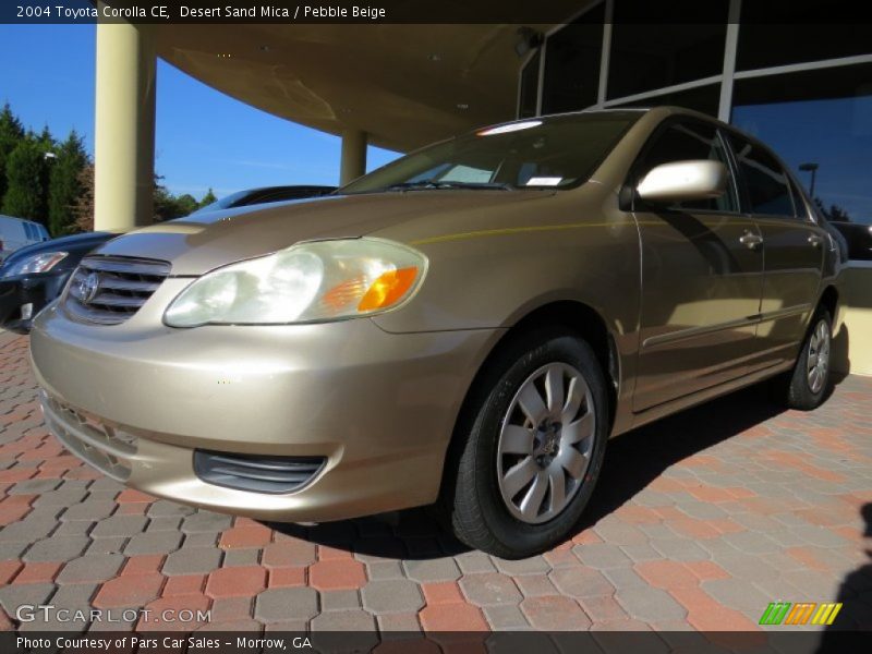 Desert Sand Mica / Pebble Beige 2004 Toyota Corolla CE