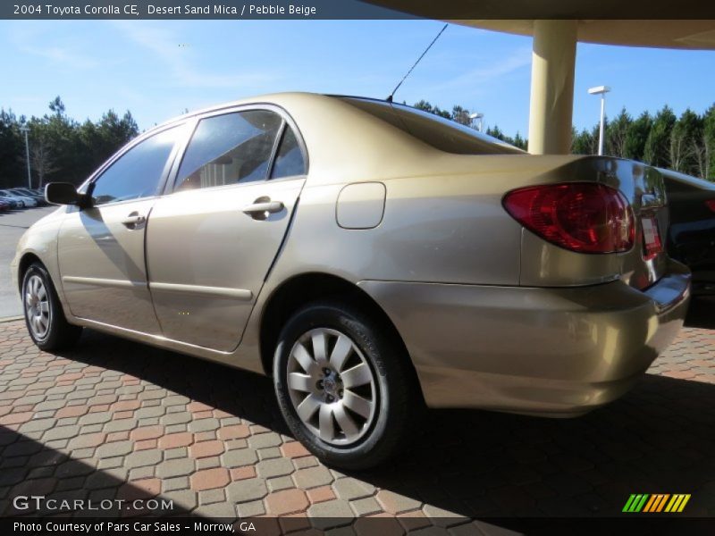 Desert Sand Mica / Pebble Beige 2004 Toyota Corolla CE