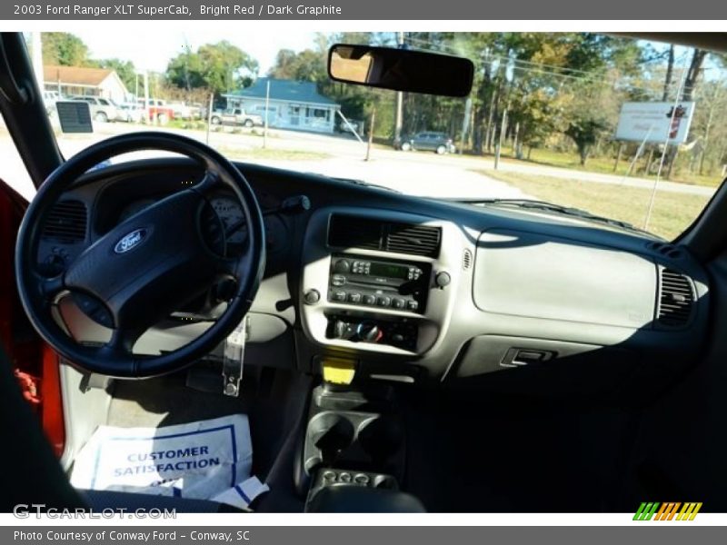 Bright Red / Dark Graphite 2003 Ford Ranger XLT SuperCab