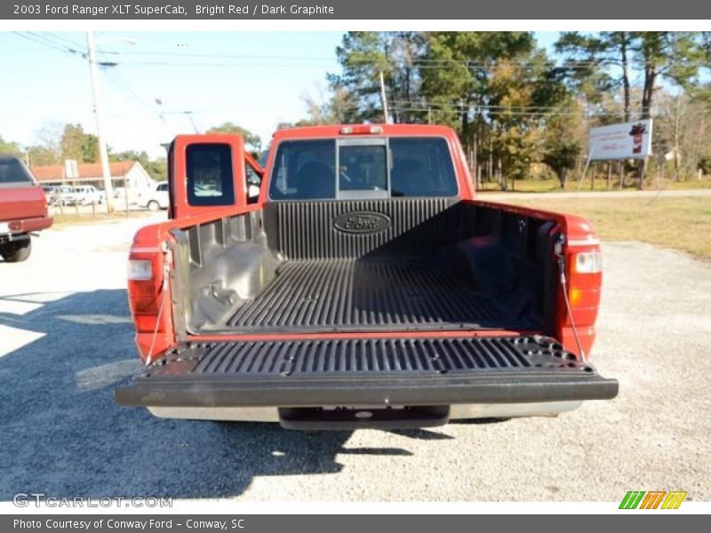 Bright Red / Dark Graphite 2003 Ford Ranger XLT SuperCab