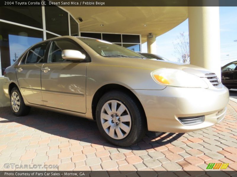 Desert Sand Mica / Pebble Beige 2004 Toyota Corolla CE