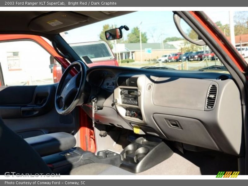 Bright Red / Dark Graphite 2003 Ford Ranger XLT SuperCab