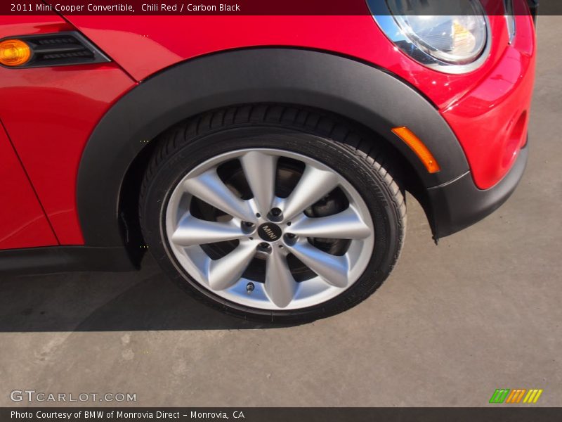 Chili Red / Carbon Black 2011 Mini Cooper Convertible