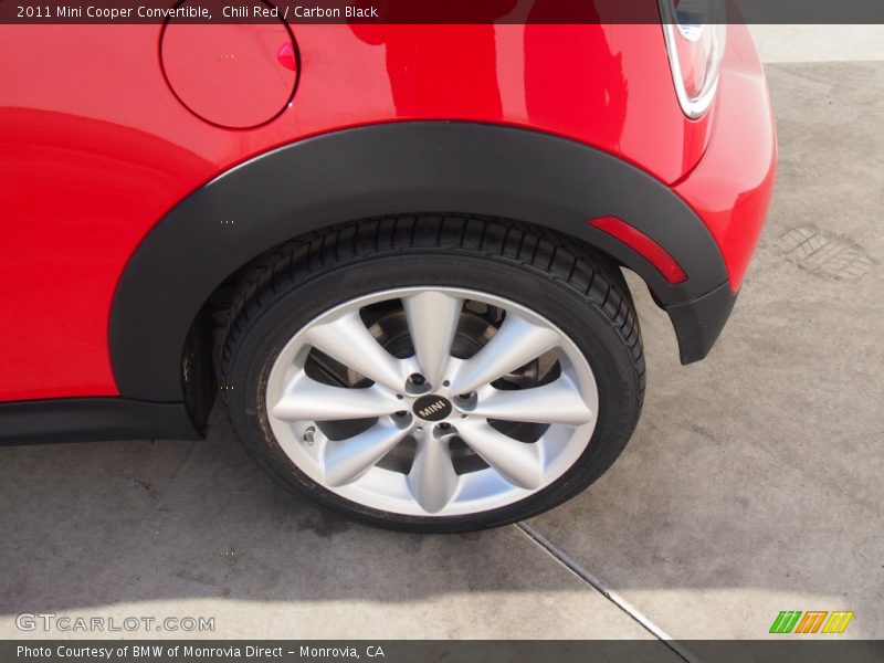 Chili Red / Carbon Black 2011 Mini Cooper Convertible